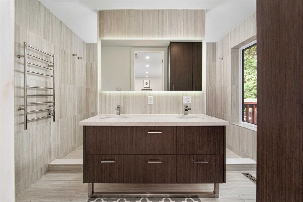 Toronto home renovation builder master washroom