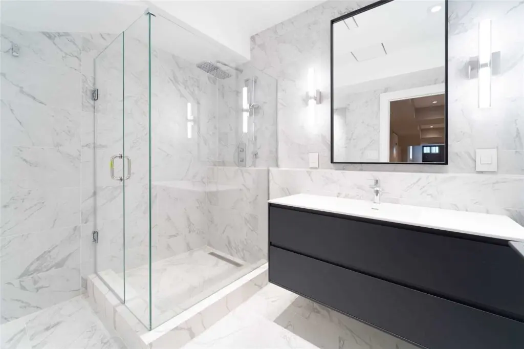 bathroom renovation by aria build